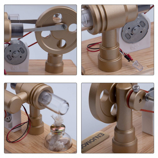 enjomor gamma led hot air stirling engine model enjomor gamma led hot air stirling engine model