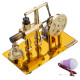 enjomor golden balance stirling engine generator with led bulb non-stop run enjomor golden balance stirling engine generator with led bulb non-stop run
