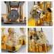 enjomor golden balance stirling engine generator with led bulb non-stop run enjomor golden balance stirling engine generator with led bulb non-stop run