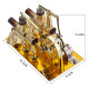 enjomor golden balance stirling engine generator with led bulb non-stop run enjomor golden balance stirling engine generator with led bulb non-stop run
