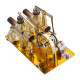 enjomor golden balance stirling engine generator with led bulb non-stop run enjomor golden balance stirling engine generator with led bulb non-stop run