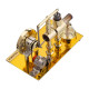 enjomor golden balance stirling engine generator with led bulb non-stop run enjomor golden balance stirling engine generator with led bulb non-stop run