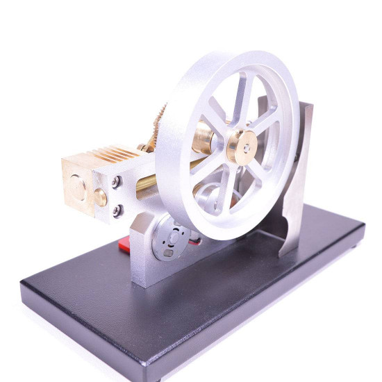 enjomor horizontal gear drive hot air stirling engine led electricity generator model with voltmeter enjomor horizontal gear drive hot air stirling engine led electricity generator model with voltmeter