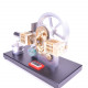 enjomor horizontal gear drive hot air stirling engine led electricity generator model with voltmeter enjomor horizontal gear drive hot air stirling engine led electricity generator model with voltmeter