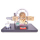 enjomor horizontal gear drive hot air stirling engine led electricity generator model with voltmeter enjomor horizontal gear drive hot air stirling engine led electricity generator model with voltmeter