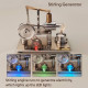 enjomor hot air balance stirling engine external combustion engine generator enjomor hot air balance stirling engine external combustion engine generator