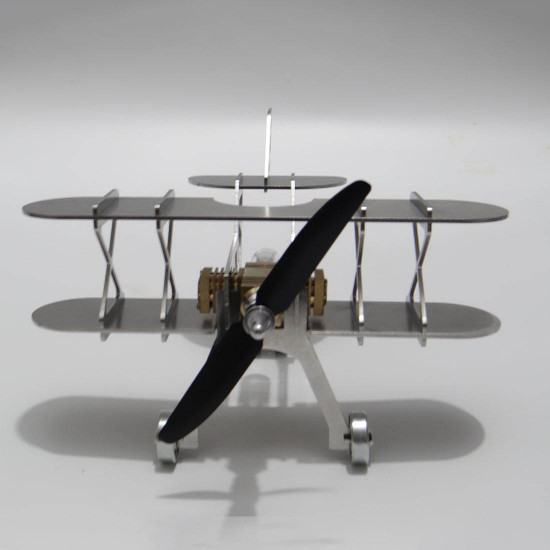 enjomor metal stirling engine biplane model building set enjomor metal stirling engine biplane model building set