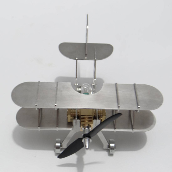 enjomor metal stirling engine biplane model building set enjomor metal stirling engine biplane model building set