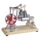 enjomor mini double cylinder hot air stirling engine stem silver enjomor mini double cylinder hot air stirling engine stem silver