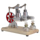 enjomor mini double cylinder hot air stirling engine stem silver enjomor mini double cylinder hot air stirling engine stem silver