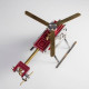 enjomor γ-shape metal hot-air stirling engine powered engine mini helicopter model building kit enjomor γ-shape metal hot-air stirling engine powered engine mini helicopter model building kit