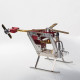 enjomor γ-shape metal hot-air stirling engine powered engine mini helicopter model building kit enjomor γ-shape metal hot-air stirling engine powered engine mini helicopter model building kit