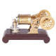enjomor two-cylinder flame licker stirling engine brass vacuum engine model enjomor two-cylinder flame licker stirling engine brass vacuum engine model
