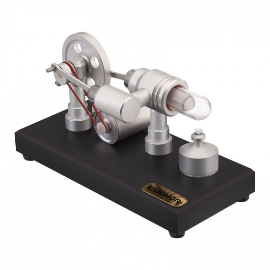 enjomor γ-type hot-air single cylinder stirling engine generator model toy enjomor γ-type hot-air single cylinder stirling engine generator model toy