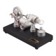 enjomor γ-type hot-air single cylinder stirling engine generator model toy enjomor γ-type hot-air single cylinder stirling engine generator model toy