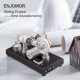 enjomor γ-type hot-air single cylinder stirling engine generator model toy enjomor γ-type hot-air single cylinder stirling engine generator model toy
