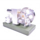 enjomor α-type single cylinder hot-air stirling engine external combustion engine model science toy enjomor α-type single cylinder hot-air stirling engine external combustion engine model science toy