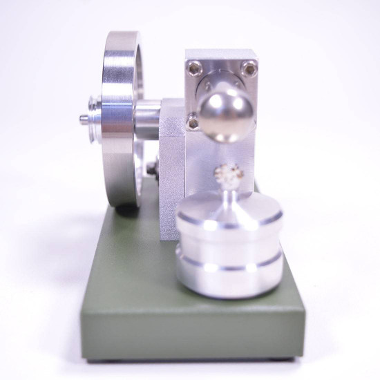 enjomor α-type single cylinder hot-air stirling engine external combustion engine model science toy enjomor α-type single cylinder hot-air stirling engine external combustion engine model science toy