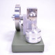 enjomor α-type single cylinder hot-air stirling engine external combustion engine model science toy enjomor α-type single cylinder hot-air stirling engine external combustion engine model science toy