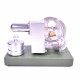 enjomor α-type single cylinder hot-air stirling engine external combustion engine model science toy enjomor α-type single cylinder hot-air stirling engine external combustion engine model science toy