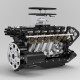 enjomor v12 gs-v12 72cc large scale v12 dohc four-stroke gasoline engine model water-cooled electric start enjomor v12 gs-v12 72cc large scale v12 dohc four-stroke gasoline engine model water-cooled electric start