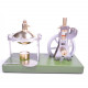 enjomor vertical transparent cylinder steam engine with ufo hero's engine boiler education toy gift for adults & kids enjomor vertical transparent cylinder steam engine with ufo hero's engine boiler education toy gift for adults & kids