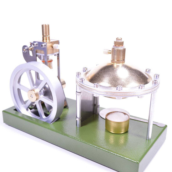 enjomor vertical transparent cylinder steam engine with ufo hero's engine boiler education toy gift for adults & kids enjomor vertical transparent cylinder steam engine with ufo hero's engine boiler education toy gift for adults & kids