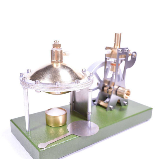 enjomor vertical transparent cylinder steam engine with ufo hero's engine boiler education toy gift for adults & kids enjomor vertical transparent cylinder steam engine with ufo hero's engine boiler education toy gift for adults & kids