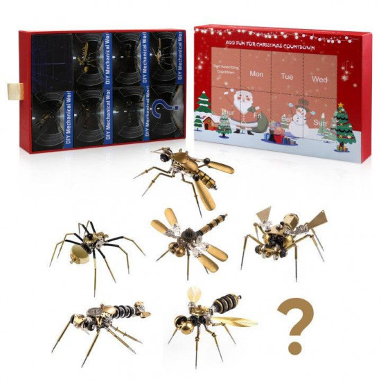 exquisite mechanical insect assembly model week series christmas gift set exquisite mechanical insect assembly model week series christmas gift set