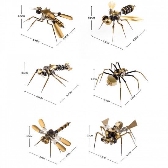 exquisite mechanical insect assembly model week series christmas gift set exquisite mechanical insect assembly model week series christmas gift set