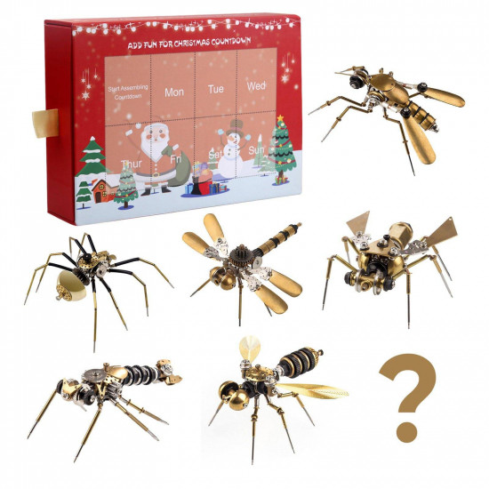 exquisite mechanical insect assembly model week series christmas gift set exquisite mechanical insect assembly model week series christmas gift set