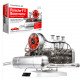 flat-six boxer car engine model kit that runs plastic 1/4 flat-six boxer car engine model kit that runs plastic 1/4