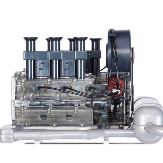 flat-six boxer engine porsche 911 visible motor working model kit box new for ages 10+ flat-six boxer engine porsche 911 visible motor working model kit box new for ages 10+