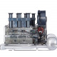 flat-six boxer engine porsche 911 visible motor working model kit box new for ages 10+ flat-six boxer engine porsche 911 visible motor working model kit box new for ages 10+
