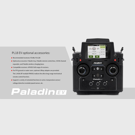 flysky paladin pl18 ev 18ch 5d joystick controller rc transmitter & receiver for rc construction vehicles model toy flysky paladin pl18 ev 18ch 5d joystick controller rc transmitter & receiver for rc construction vehicles model toy