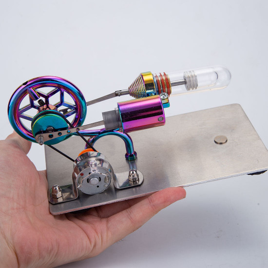 gamma free piston stirling engine with led lights physics demos gamma free piston stirling engine with led lights physics demos