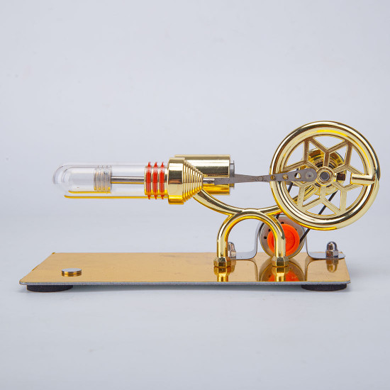 gamma free piston stirling engine with led lights physics demos gamma free piston stirling engine with led lights physics demos