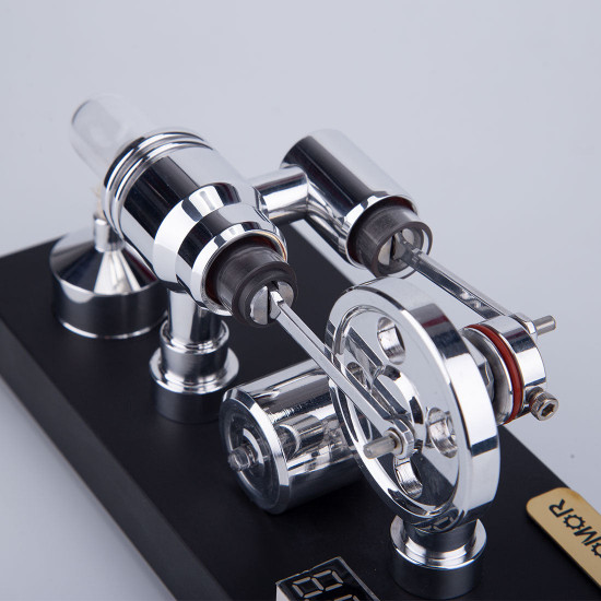 enjomor gamma type hot air stirling engines with light and voltmeter enjomor gamma type hot air stirling engines with light and voltmeter