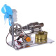 γ gammatype stirling engine generator model with led light bar & fan science experiment educational toy γ gammatype stirling engine generator model with led light bar & fan science experiment educational toy