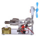 γ gammatype stirling engine generator model with led light bar & fan science experiment educational toy γ gammatype stirling engine generator model with led light bar & fan science experiment educational toy
