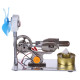 γ gammatype stirling engine generator model with led light bar & fan science experiment educational toy γ gammatype stirling engine generator model with led light bar & fan science experiment educational toy