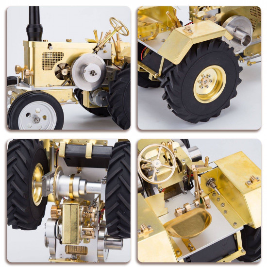 gas-powered agricultural farm tractor model with 1.6cc mini horizontal air-cooled ice engine gas-powered agricultural farm tractor model with 1.6cc mini horizontal air-cooled ice engine