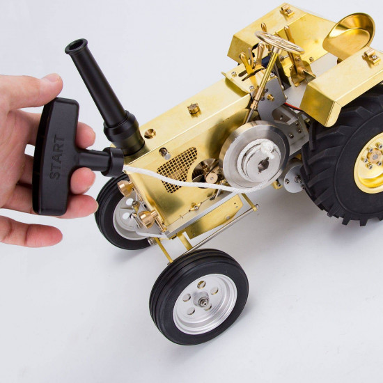 gas-powered agricultural farm tractor model with 1.6cc mini horizontal air-cooled ice engine gas-powered agricultural farm tractor model with 1.6cc mini horizontal air-cooled ice engine