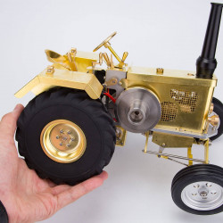 gas-powered agricultural farm tractor model with 1.6cc mini horizontal air-cooled ice engine