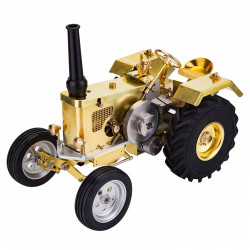 gas-powered agricultural farm tractor model with 1.6cc mini horizontal air-cooled ice engine