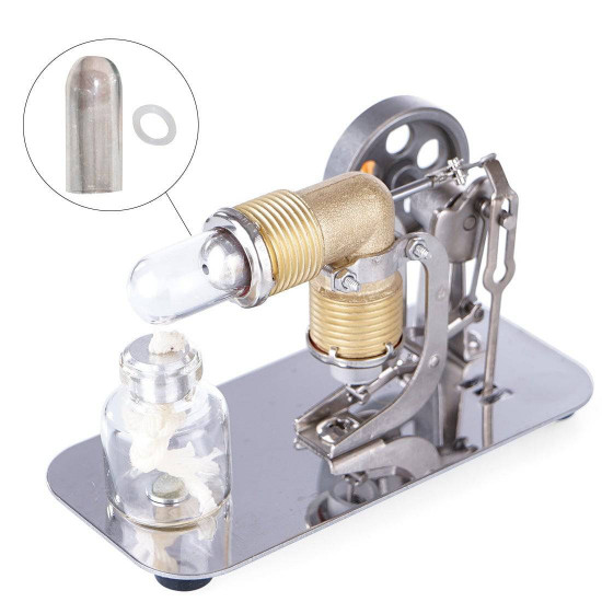 glass heated tube & o-sealing ring cylinder warming accessory suitable for stirling engine model glass heated tube & o-sealing ring cylinder warming accessory suitable for stirling engine model