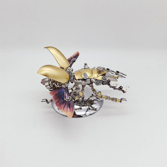 golden hercules beetle stag beetle diy metal insects model kits led christmas gift golden hercules beetle stag beetle diy metal insects model kits led christmas gift