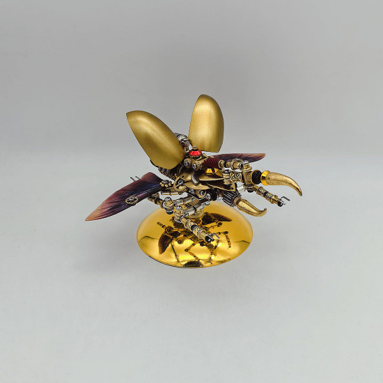 golden hercules beetle stag beetle diy metal insects model kits led christmas gift golden hercules beetle stag beetle diy metal insects model kits led christmas gift