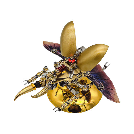 golden hercules beetle stag beetle diy metal insects model kits led christmas gift golden hercules beetle stag beetle diy metal insects model kits led christmas gift