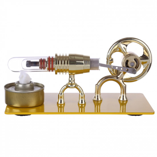 golden single cylinder stirling engine model science physical educational toys gift golden single cylinder stirling engine model science physical educational toys gift